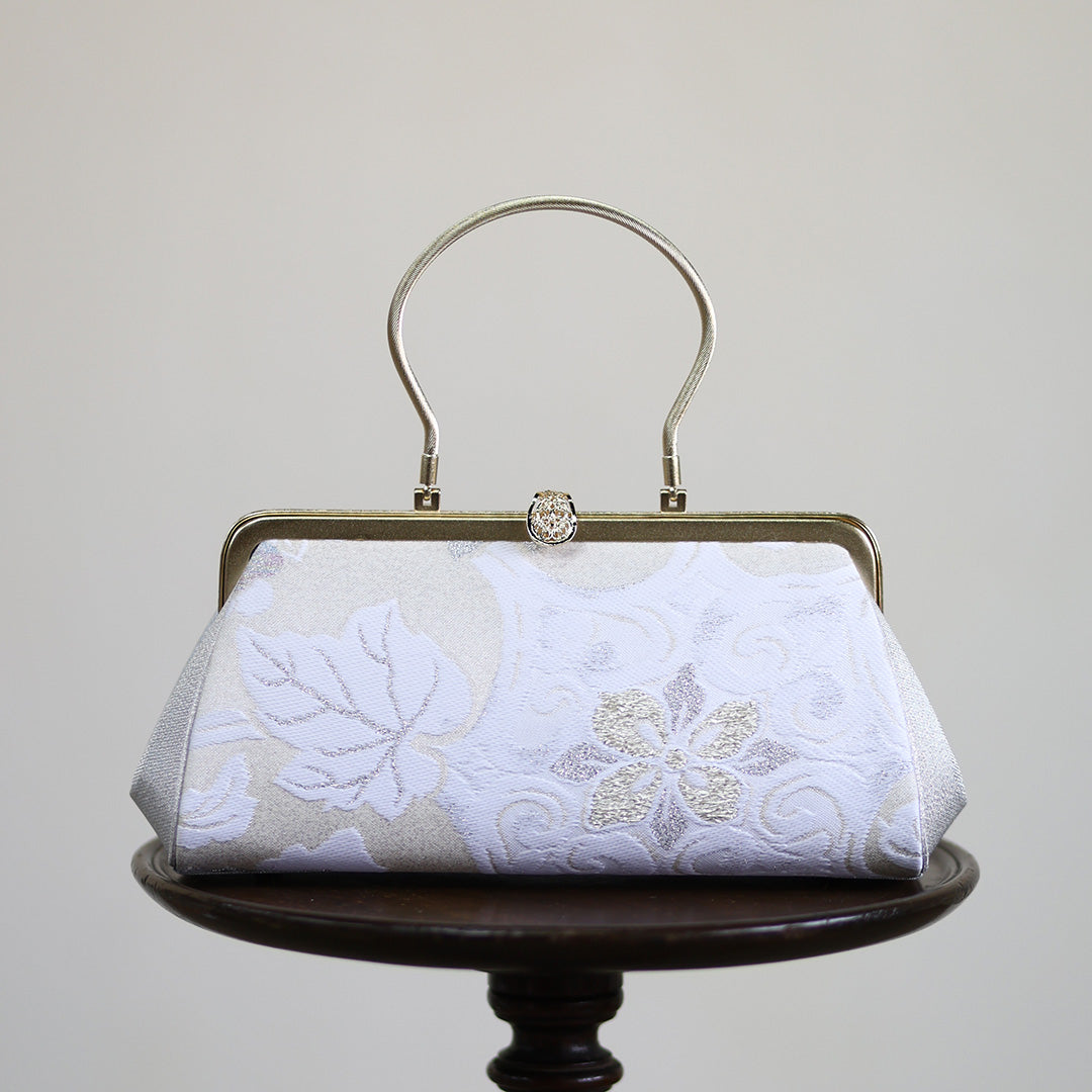 Harima | Sac à main fait main avec motif Sekka-ori Nishijin-ori tout neuf