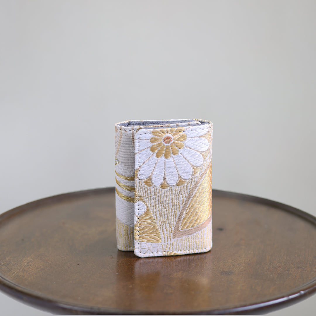 西陣手織唐錦　小鍛冶 Nagara – 金彩大花文様 西陣織 キーケース – Tatsumi | Japanese Art Bags
