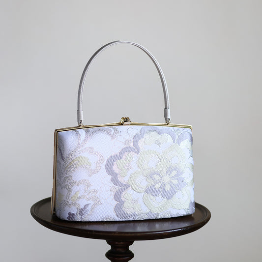 Ise | Handmade Handbag with Sekka-ori Pattern Pattern Brand New Nishijin-ori