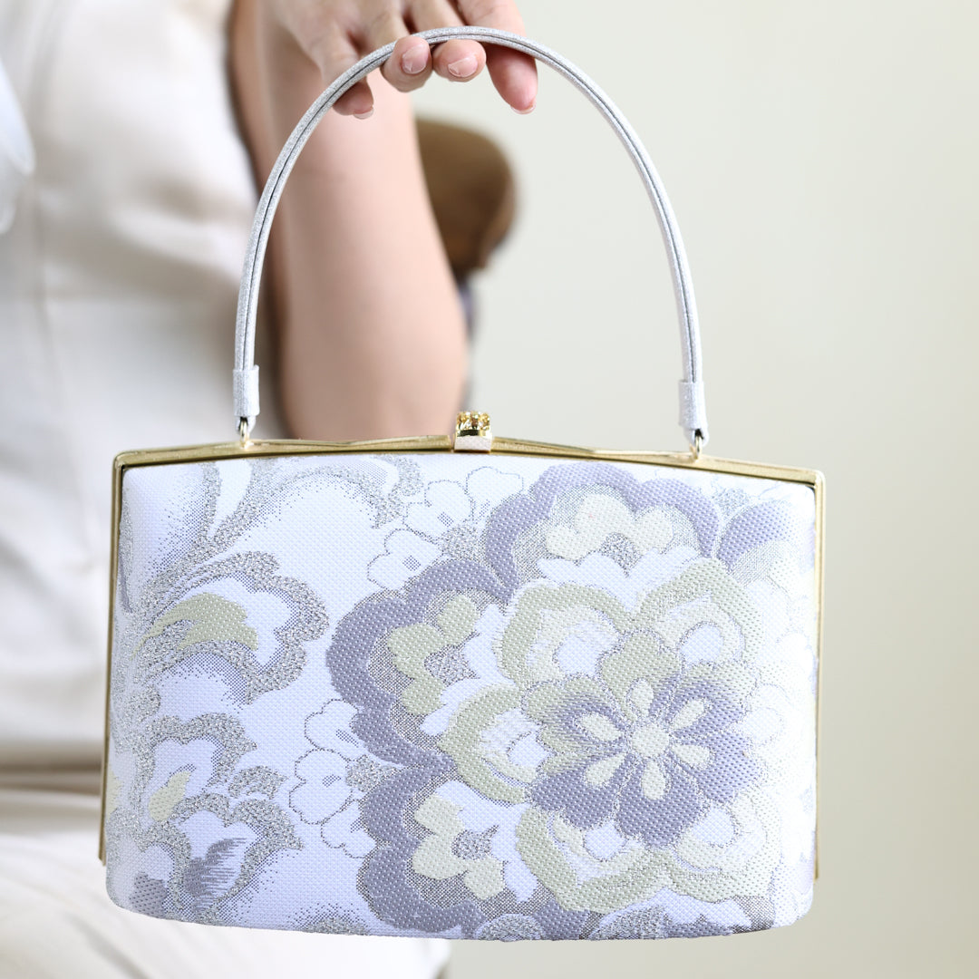 Ise | Handmade Handbag with Sekka-ori Pattern Pattern Brand New Nishijin-ori