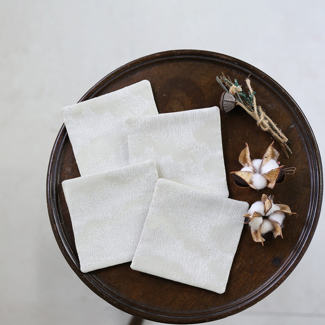 Kasumi  – 白流柄 西陣織 コースター