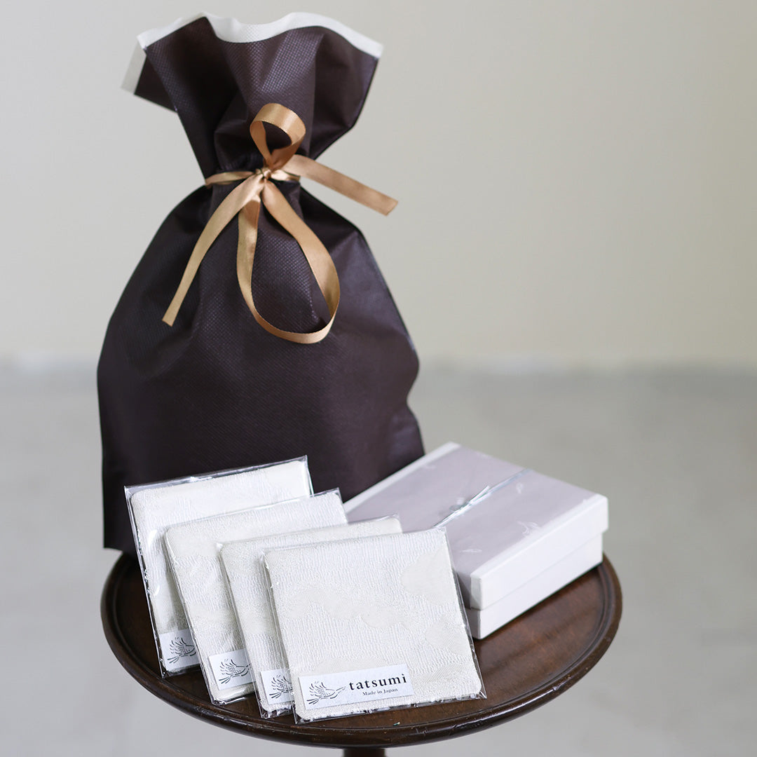 Kasumi  – 白流柄 西陣織 コースター