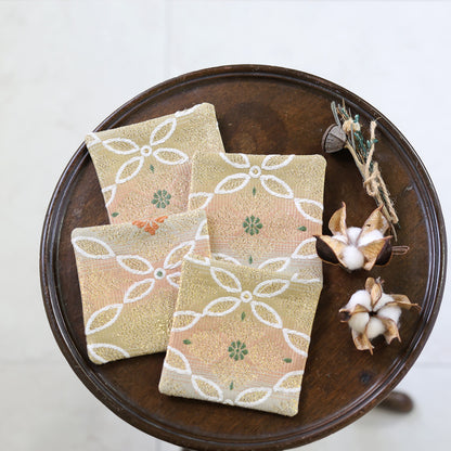 Kasumi  – 光輪菱柄 西陣織 コースター