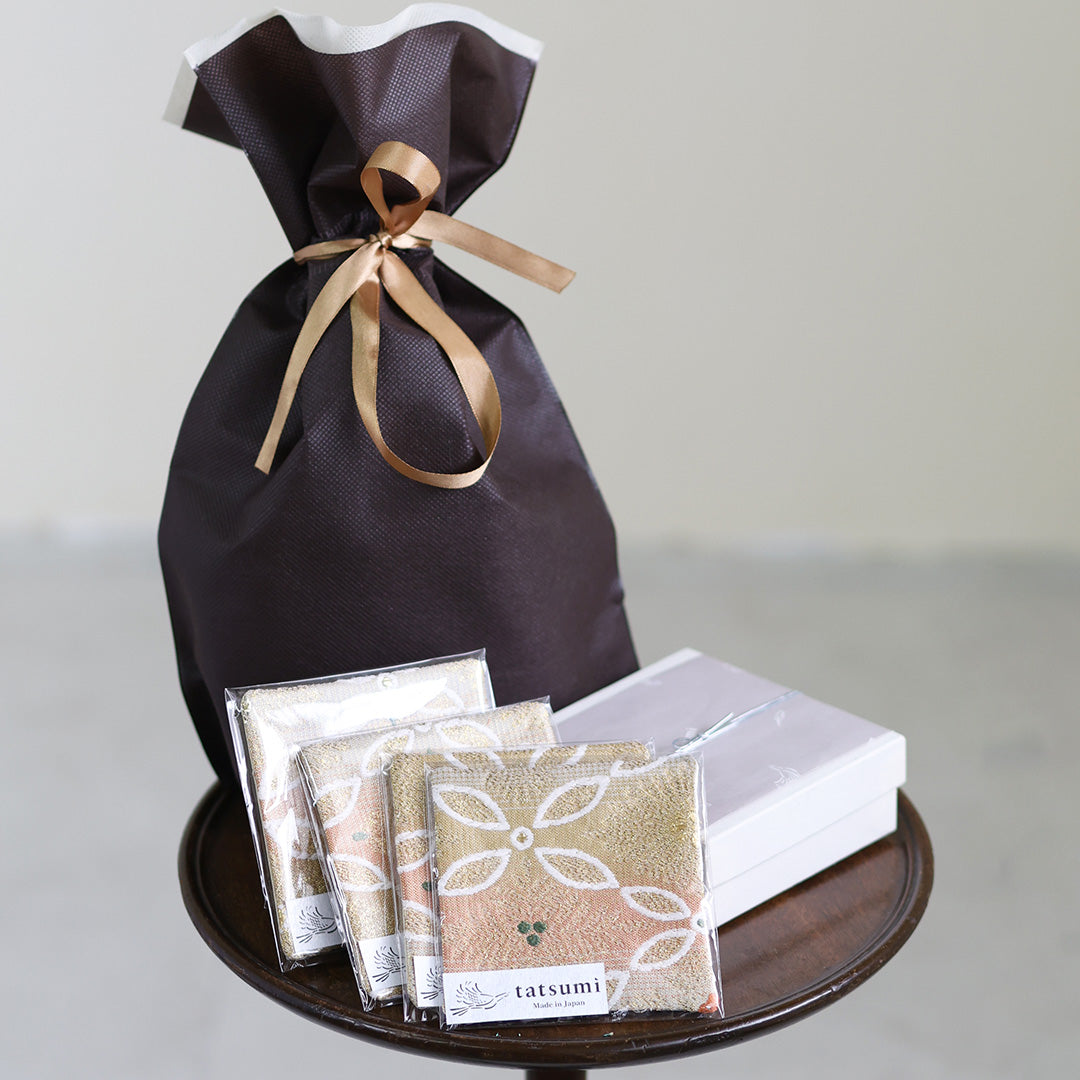 Kasumi  – 光輪菱柄 西陣織 コースター