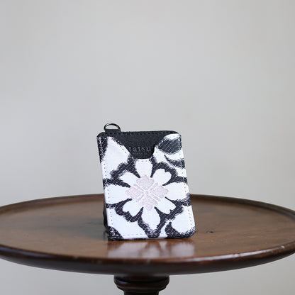 Mutsuki – 風花織柄 西陣織 パスケース
