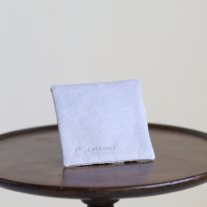 Kasumi –  Reflected Diamond Pattern in Nishijin-ori Coaster