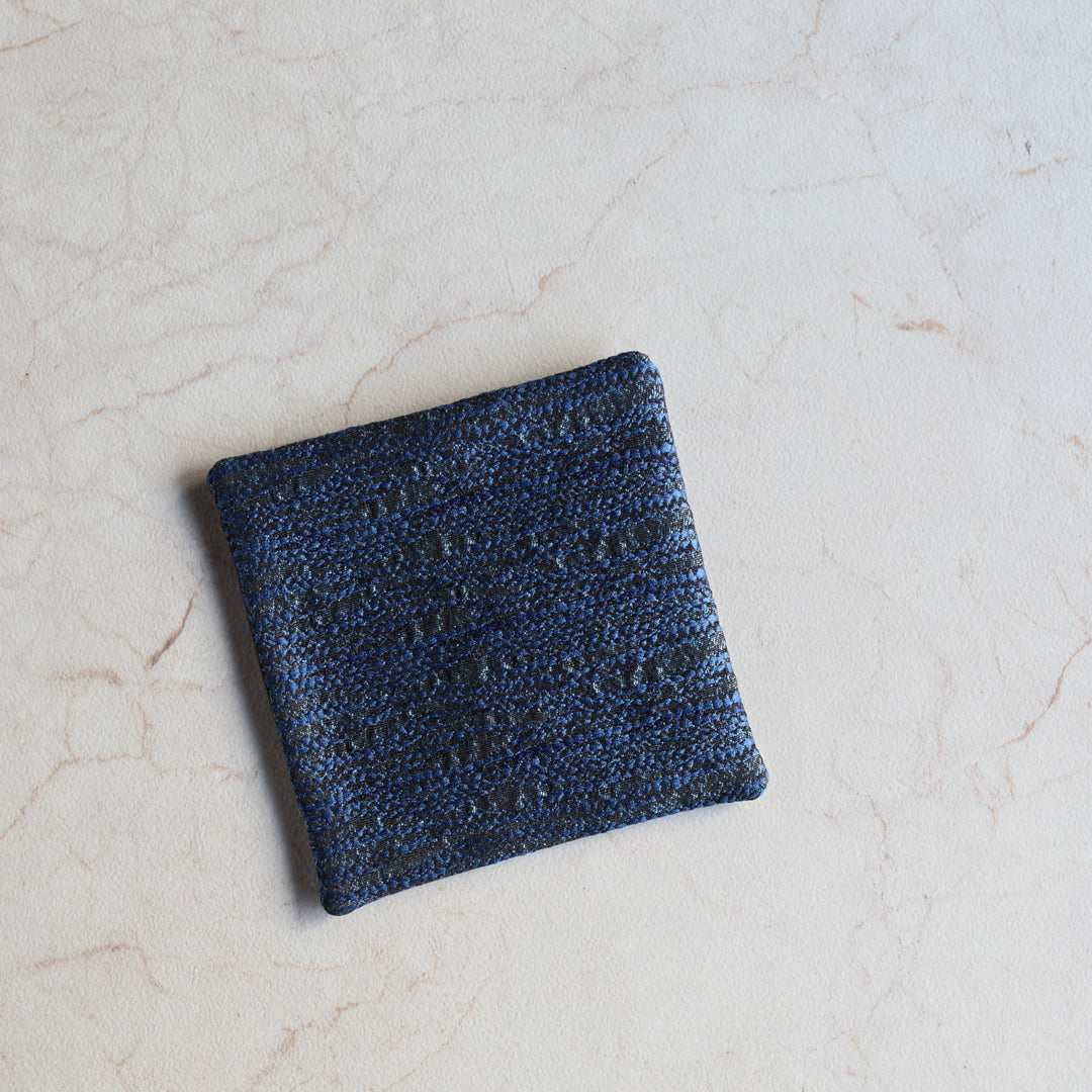 Kasumi  – 青清流柄 西陣織 コースター