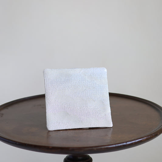 Kasumi – White Flow pattern  Pattern in Nishijin-ori Coaster