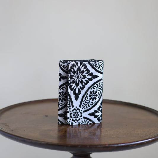 Nagara – 黒華紋 西陣織 キーケース