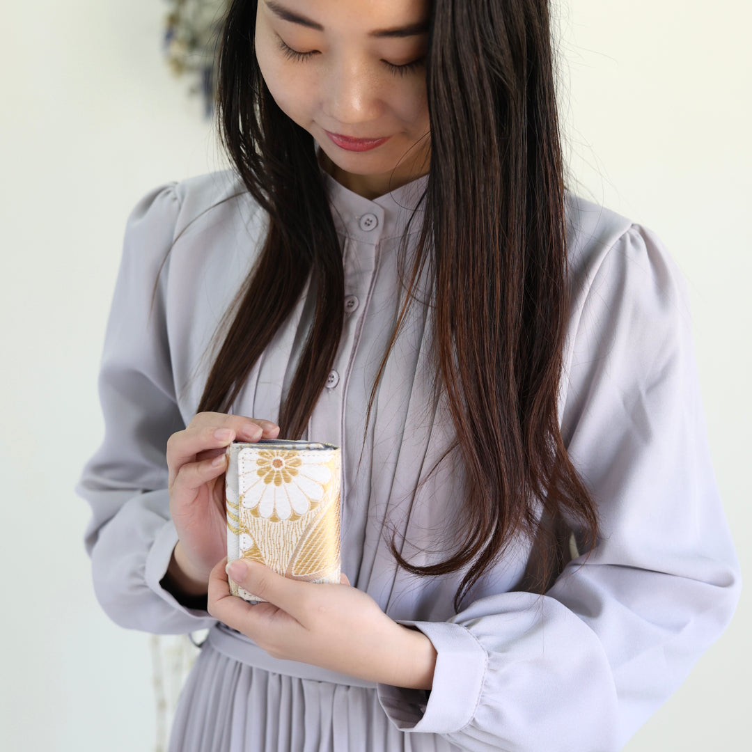 Nagara – 金彩大花文様 西陣織 キーケース