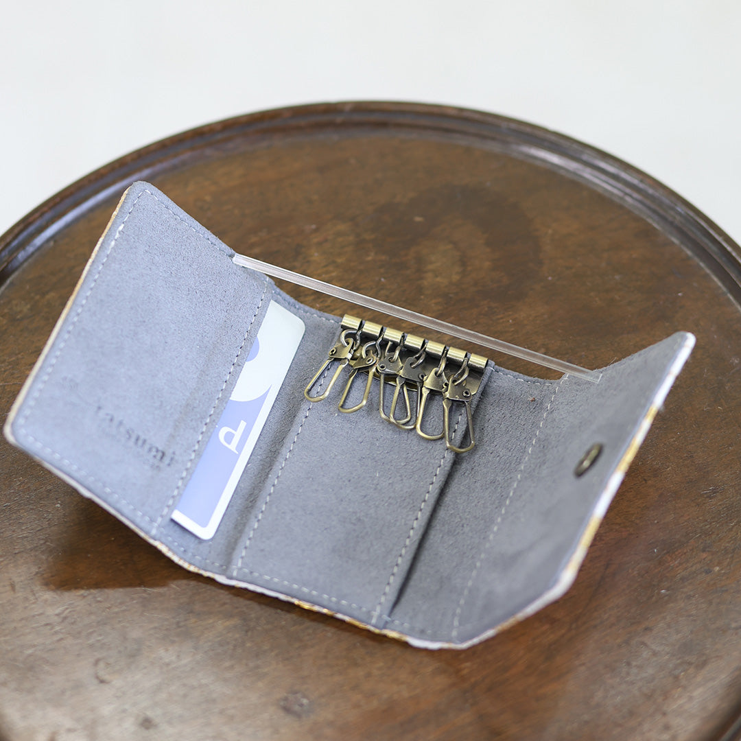 Nagara – 金彩大花文様 西陣織 キーケース