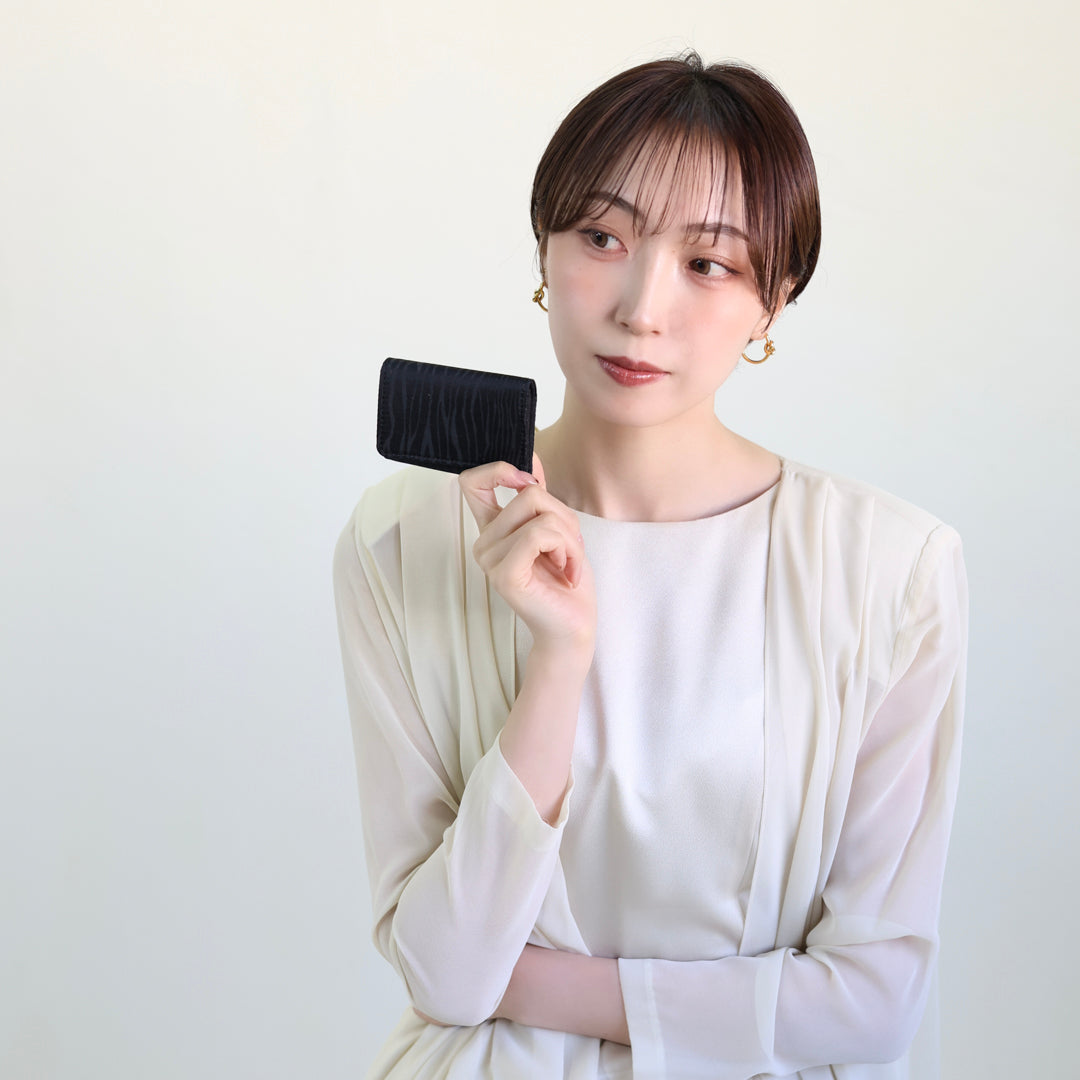 Nagara – ゼブラ柄 西陣織 キーケース