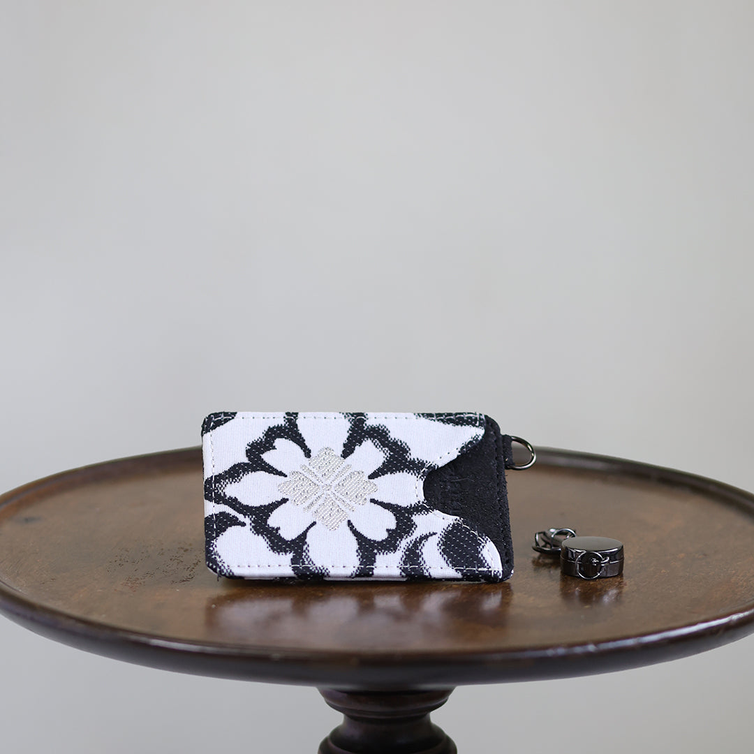 Mutsuki – 風花織柄 西陣織 パスケース