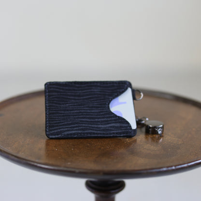 Mutsuki – ゼブラ柄 西陣織 パスケース