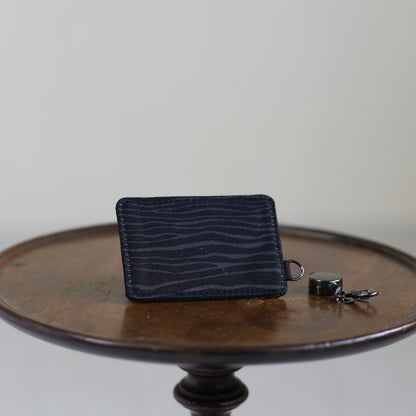 Mutsuki – ゼブラ柄 西陣織 パスケース