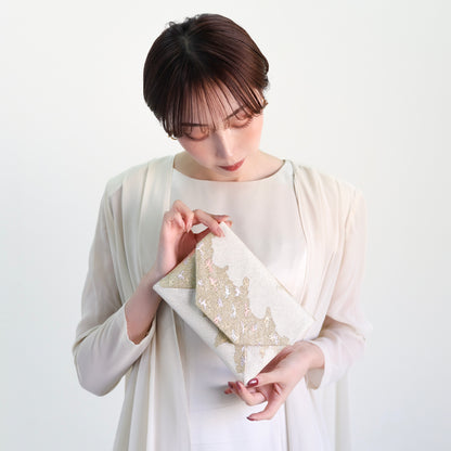 Yura – 流霞柄 西陣織 数寄屋袋