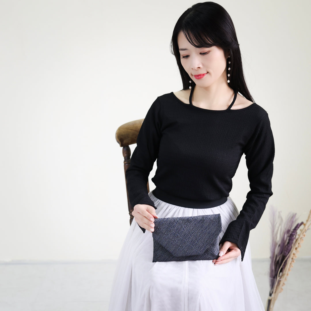 Yura – 静流柄 西陣織 数寄屋袋